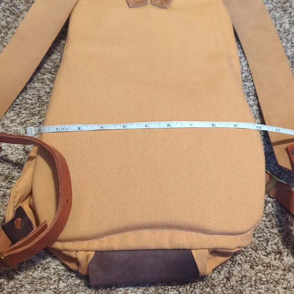 Goertzen Adventure Equipment Handmade Leather And Canvas Backpack